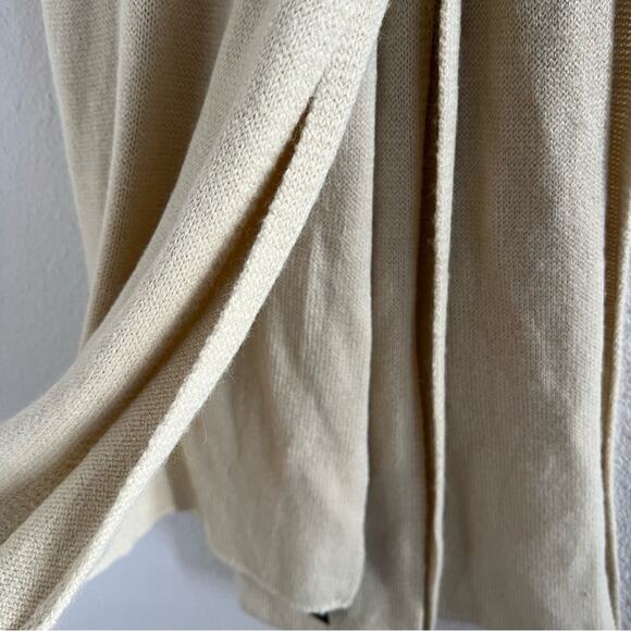 NWT Forever 21 Cream Soft Knit Blanket Style Scarf 17" X 98" - Picture 4 of 8